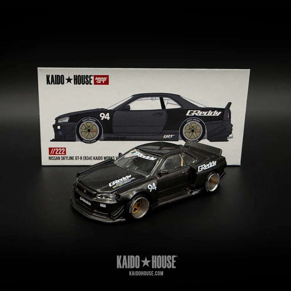 Preordine 26.08.17 Nissan Skyline GT-R (R34) Kaido Works GReddy V2 KHMG222