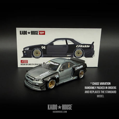 PREORDER 31.10.26 Nissan Skyline GT-R (R34) Kaido Works GReddy V2 KHMG222