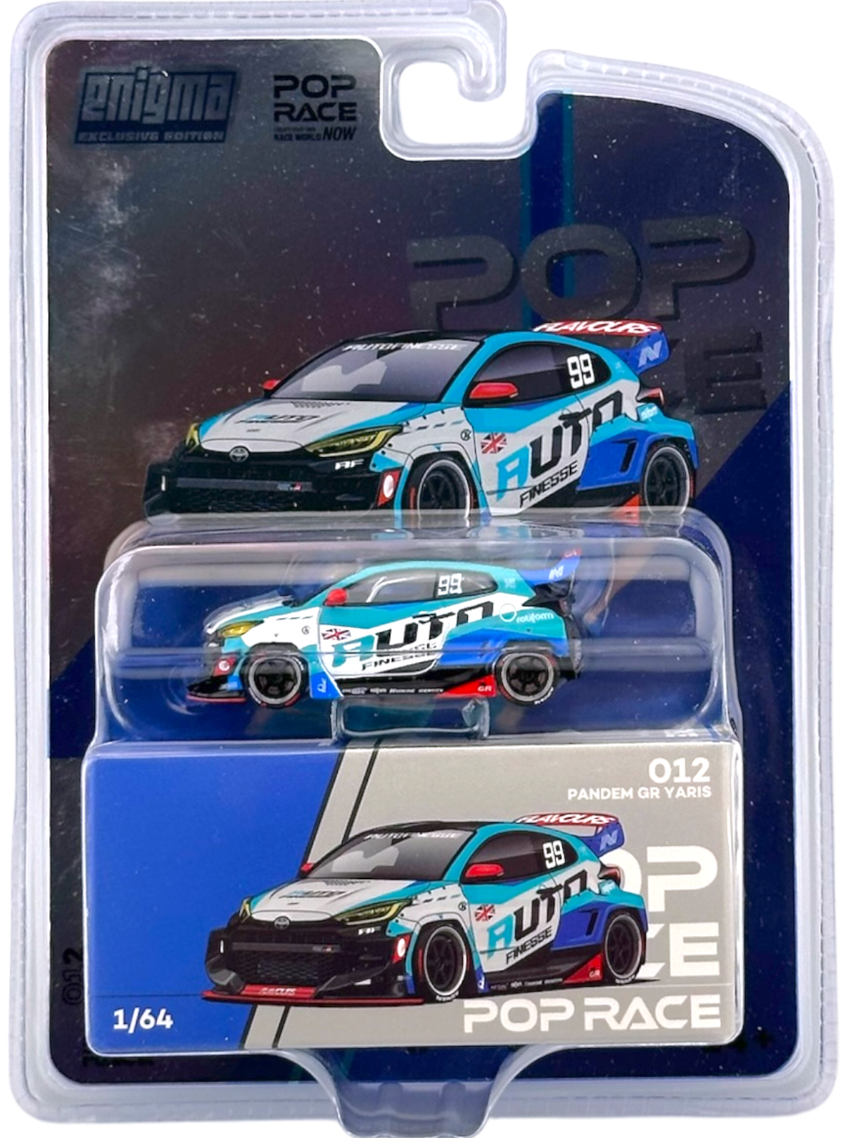 Toyota Pandem GR Yaris MotorSports Bleu Enigma