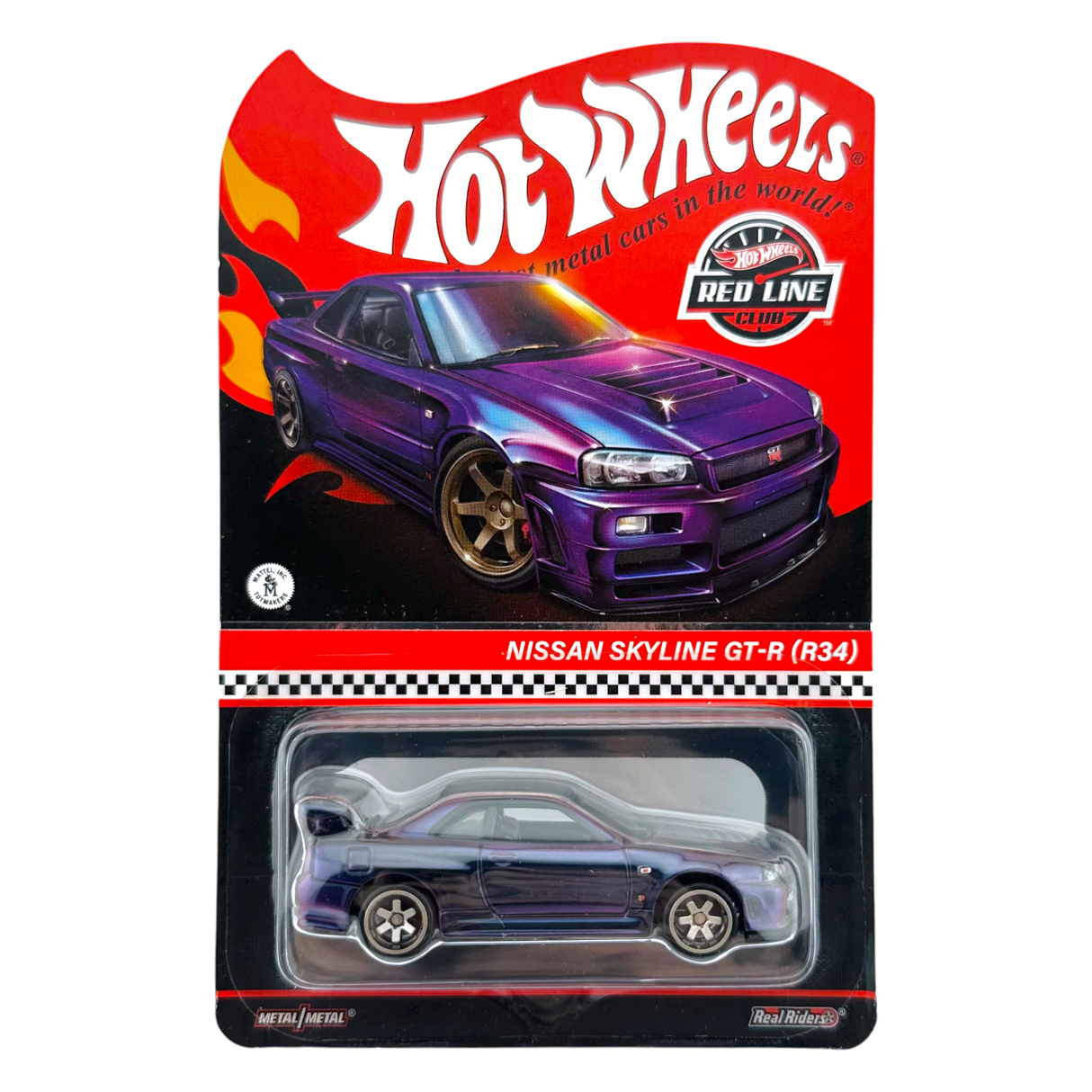 RLC Nissan Skyline GT-R R34 Spectraflame Purple
