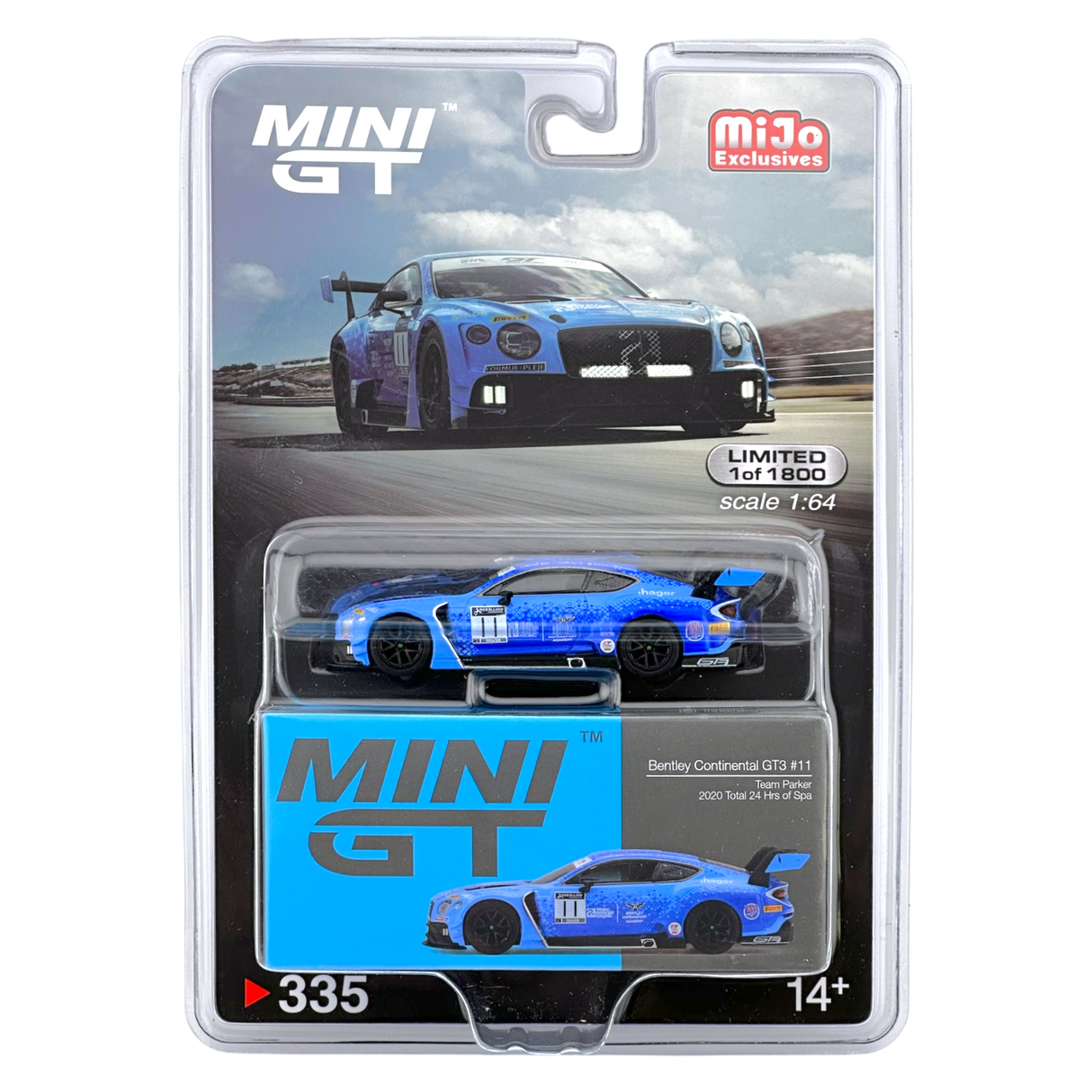 Bentley Continental GT3 #11 2020 Total 24 Hrs of Spa MGT00335