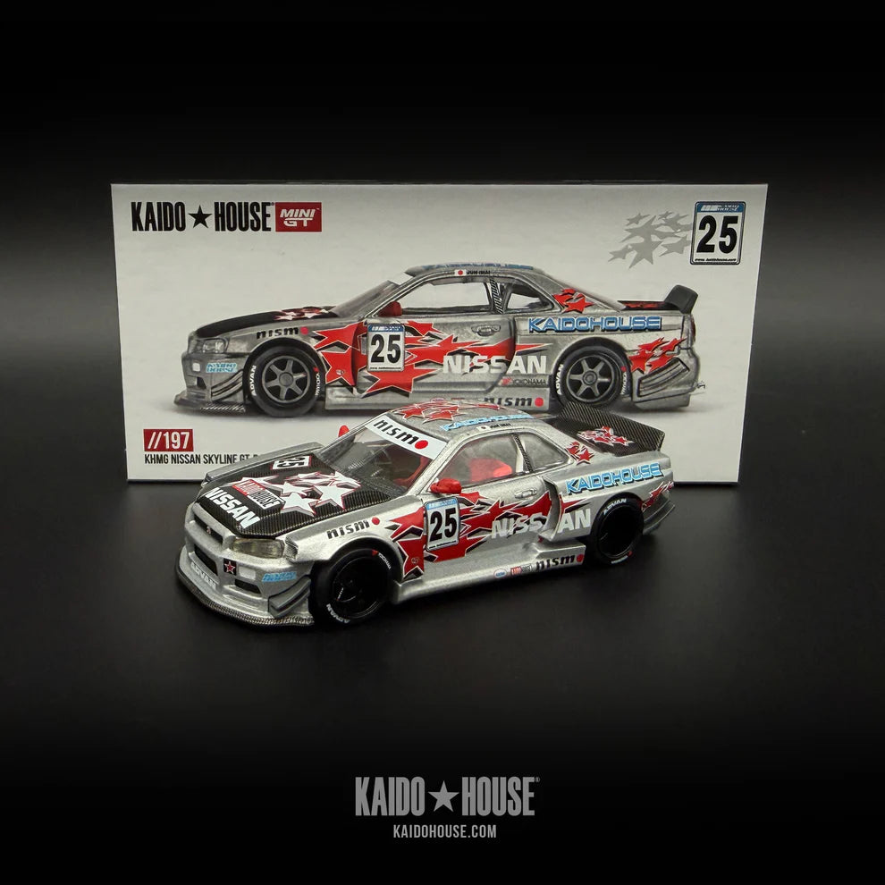 Preorder 30.09.26 Nissan Skyline GT-R (R34) Kaido Star Racing V1 KHMG197