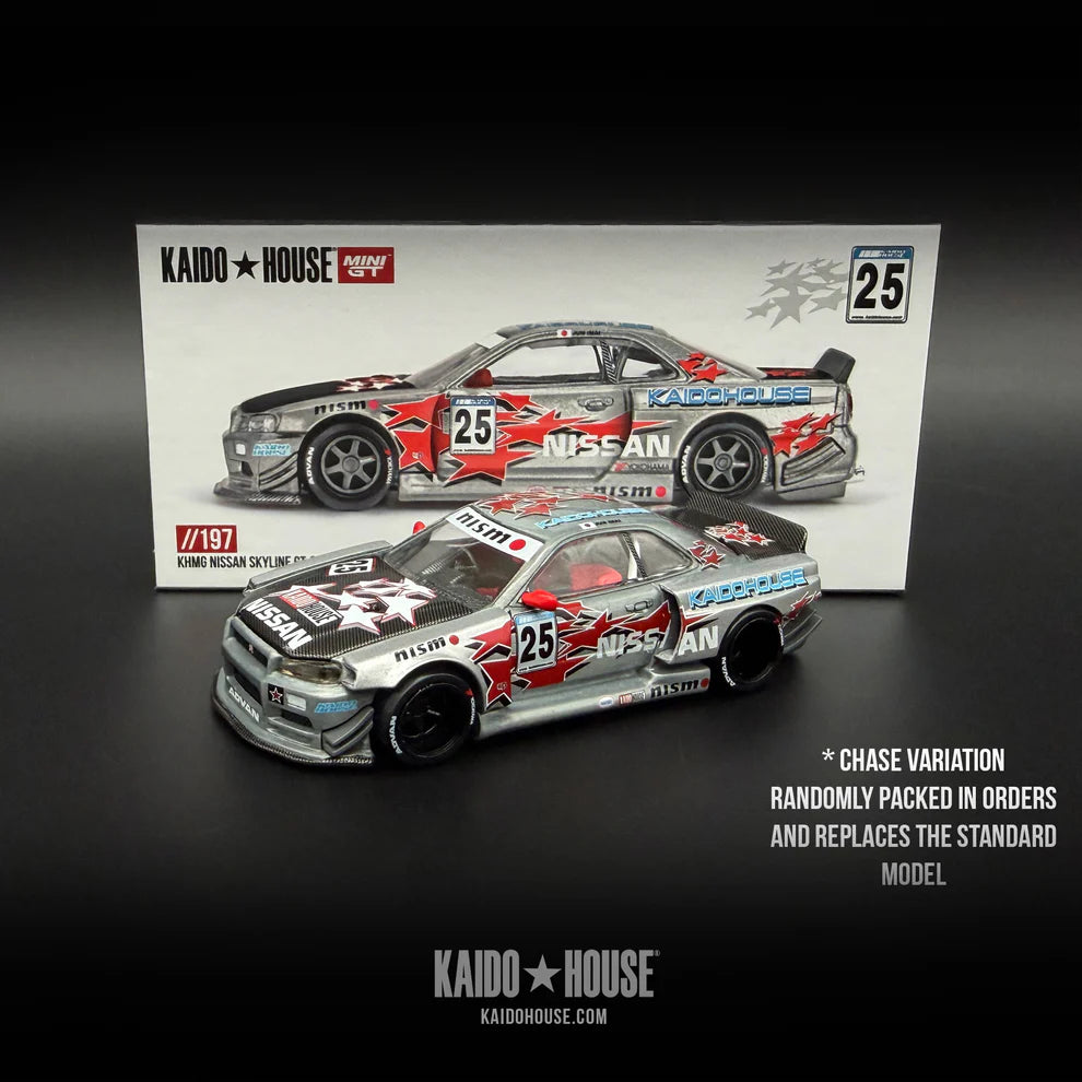 Preorder 30.09.26 Nissan Skyline GT-R (R34) Kaido Star Racing V1 KHMG197