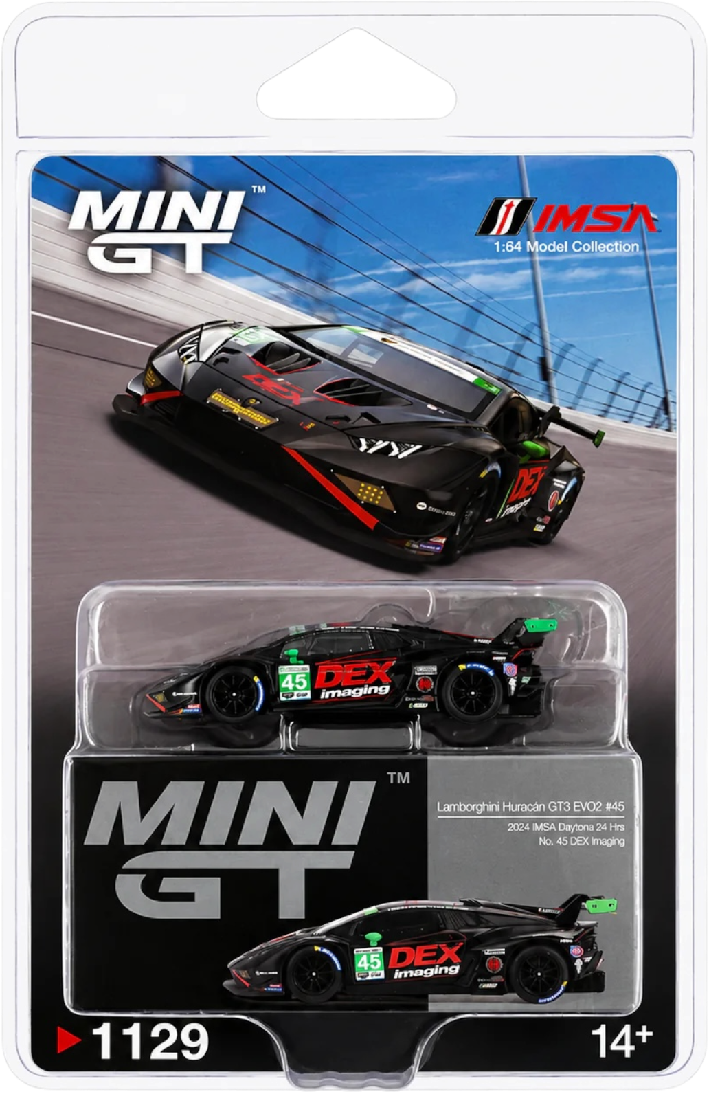 Lamborghini Huracán GT3 EVO2 #45 n° 45 DEX Imaging 2024 24 Heures de Daytona IMSA MGT01129