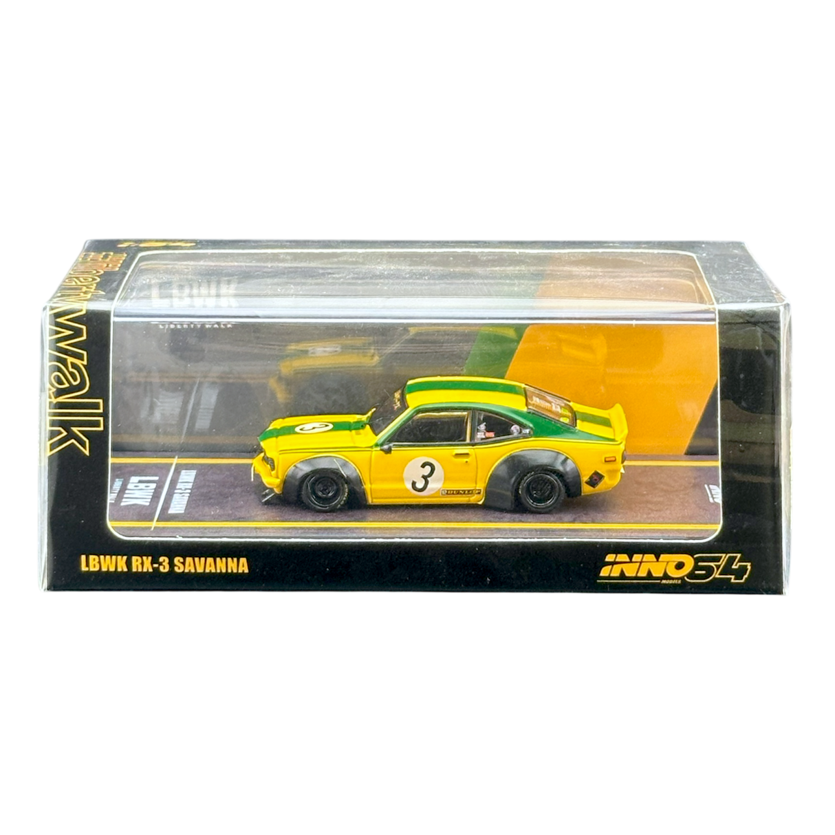 Mazda RX-3 Savanna LBWK Yellow