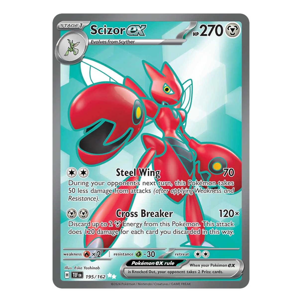 Scizor ex 195/162 NM