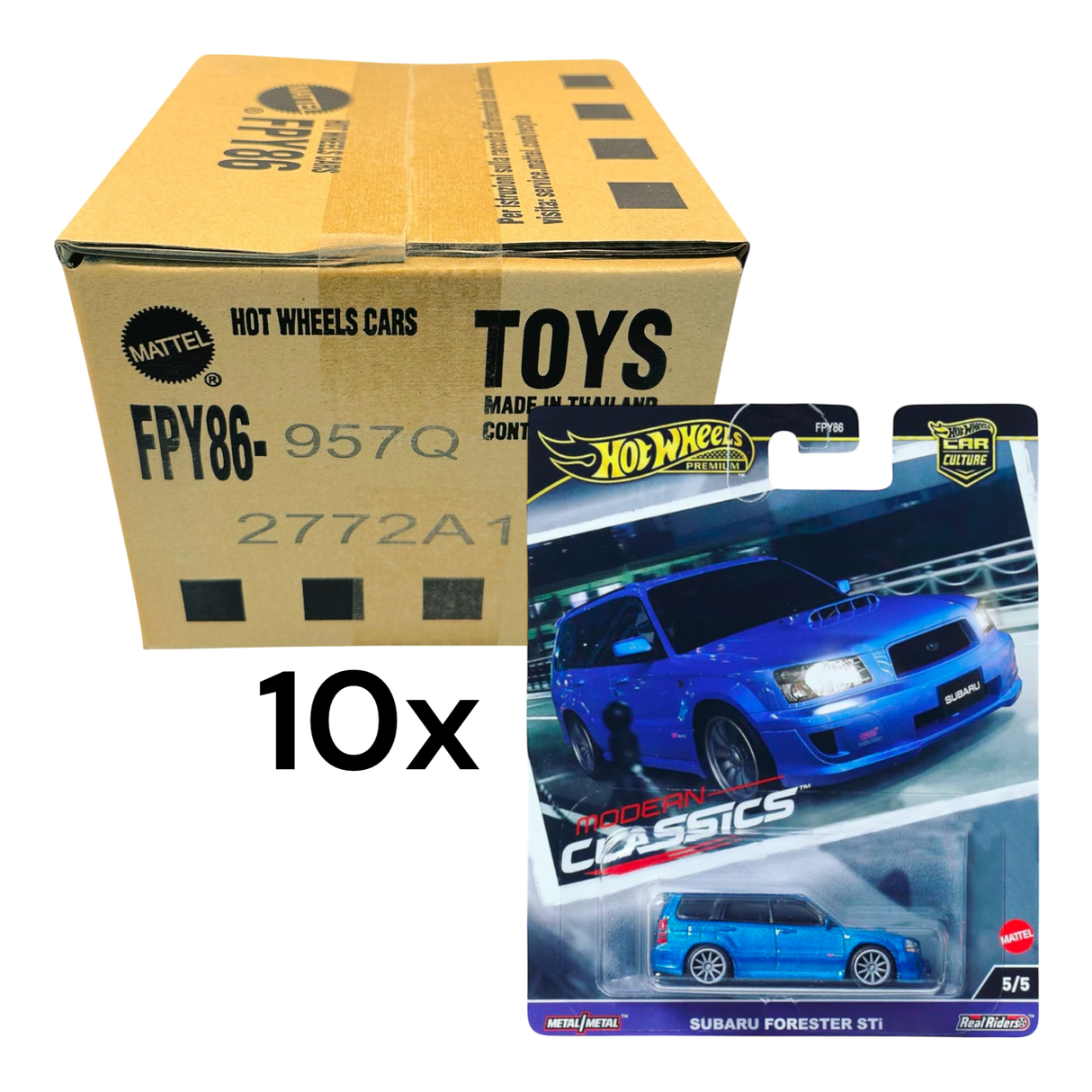 10x Subaru Forester STi Blue