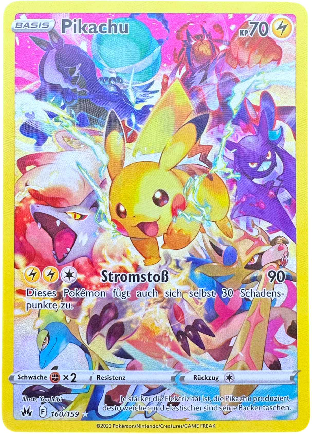 Pikachu 160/159 NM (DE)