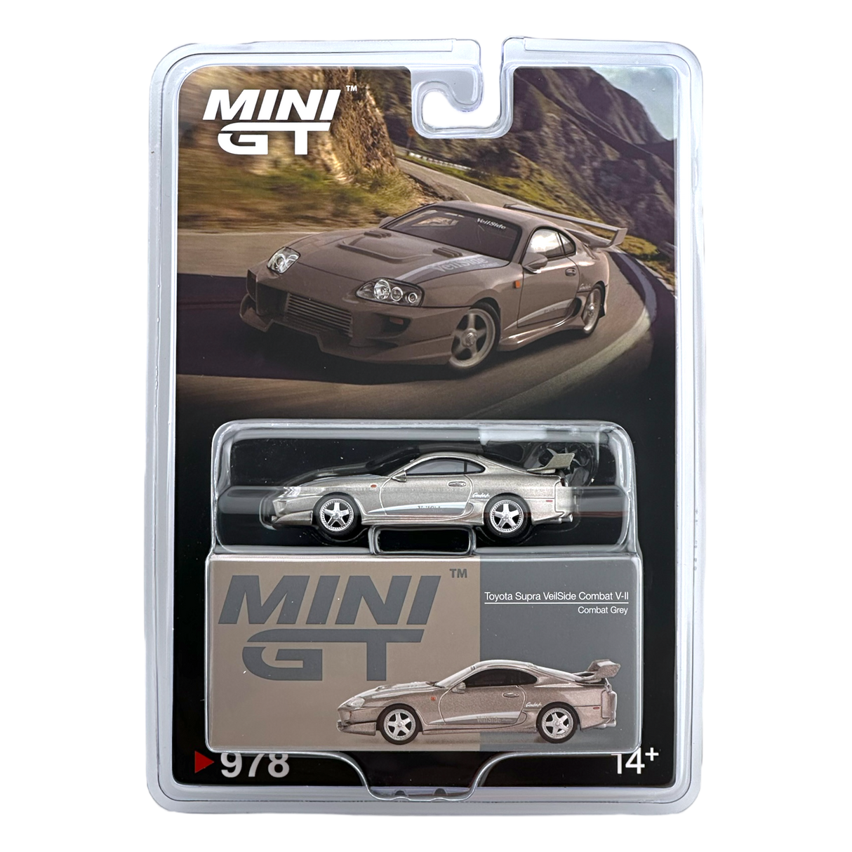 Toyota Supra VeilSide Combat V-II Combat Grey MGT00978 (Blister)