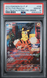 PREORDER 28.09.26 PSA 10 | Detective Pikachu 098 SV-P