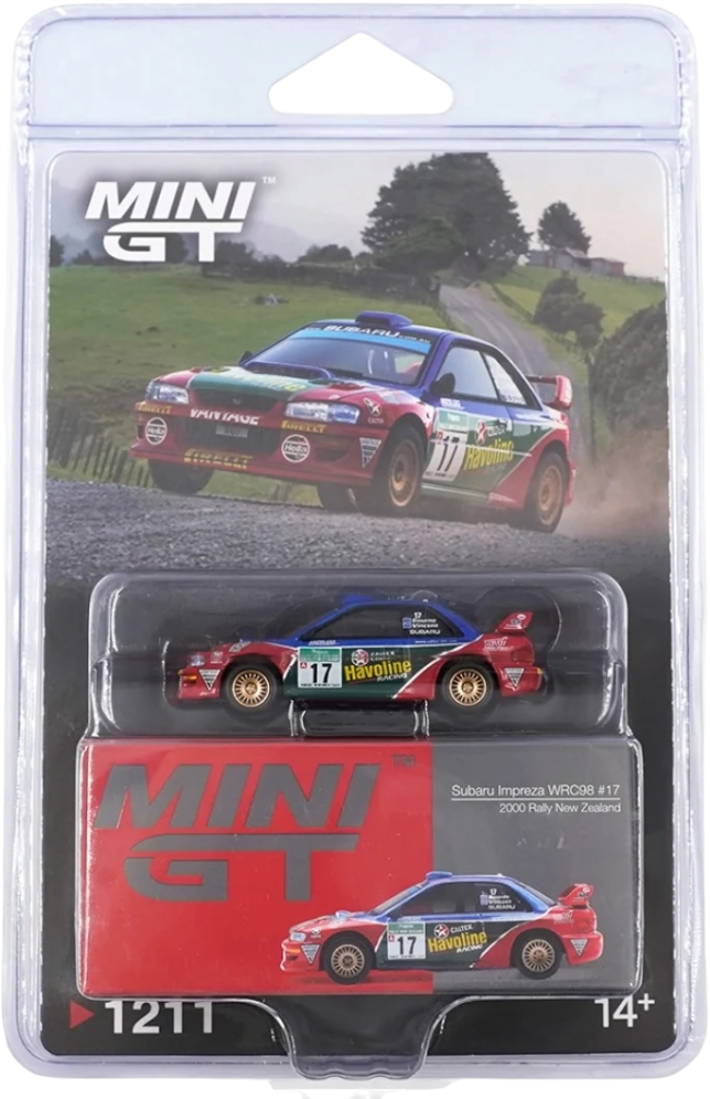PREORDER 31.10.26 Subaru Impreza WRC98 #17 2000 Rally New Zealand MGT01211
