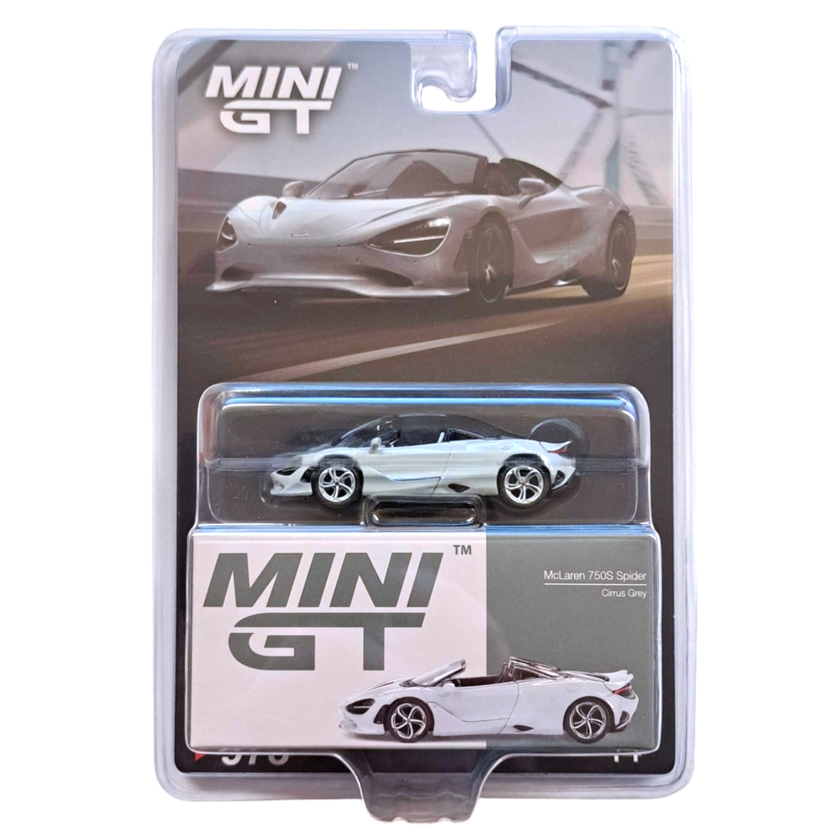 McLaren 750S Spider Cirrus Grey MGT00973 (Blister Version)
