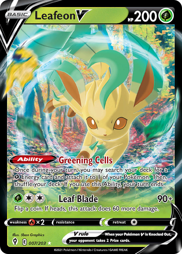 Leafeon V 007/203 NM