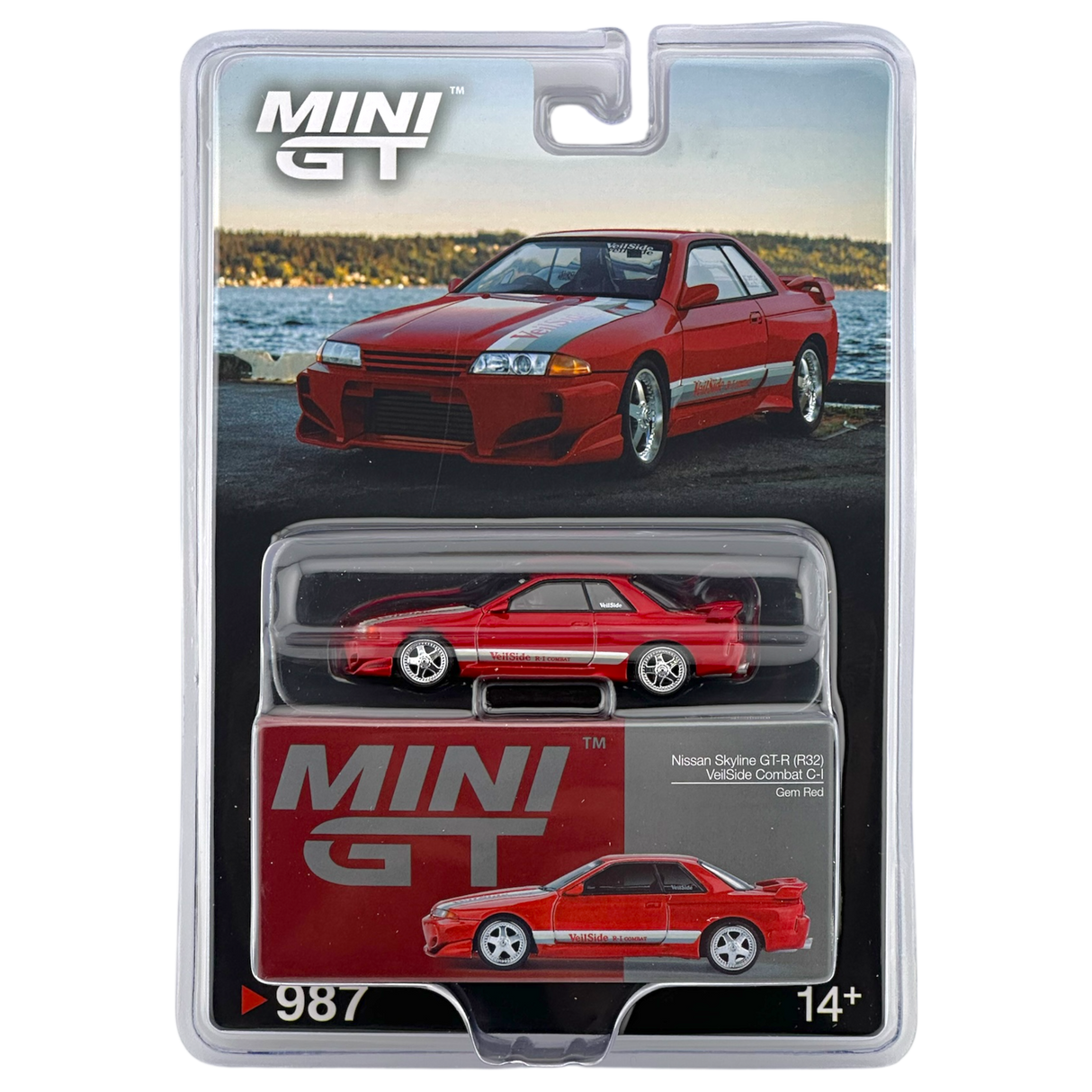 Nissan Skyline GT-R (R32) VeilSide Combat C-I Gem Red MGT00987