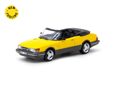 Saab 900 Turbo Convertible Yellow