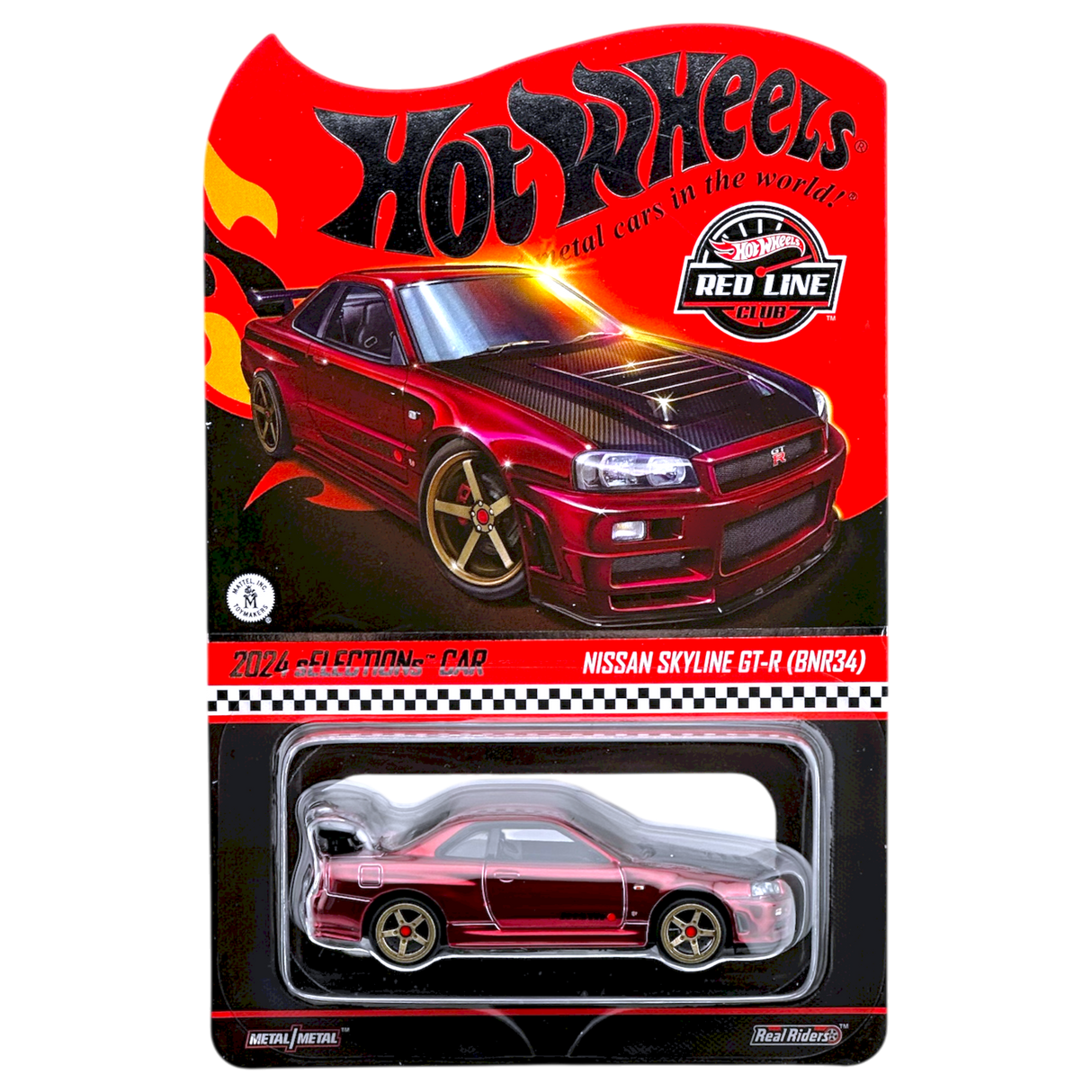 RLC Nissan Skyline GT-R R34 Oxblood Red