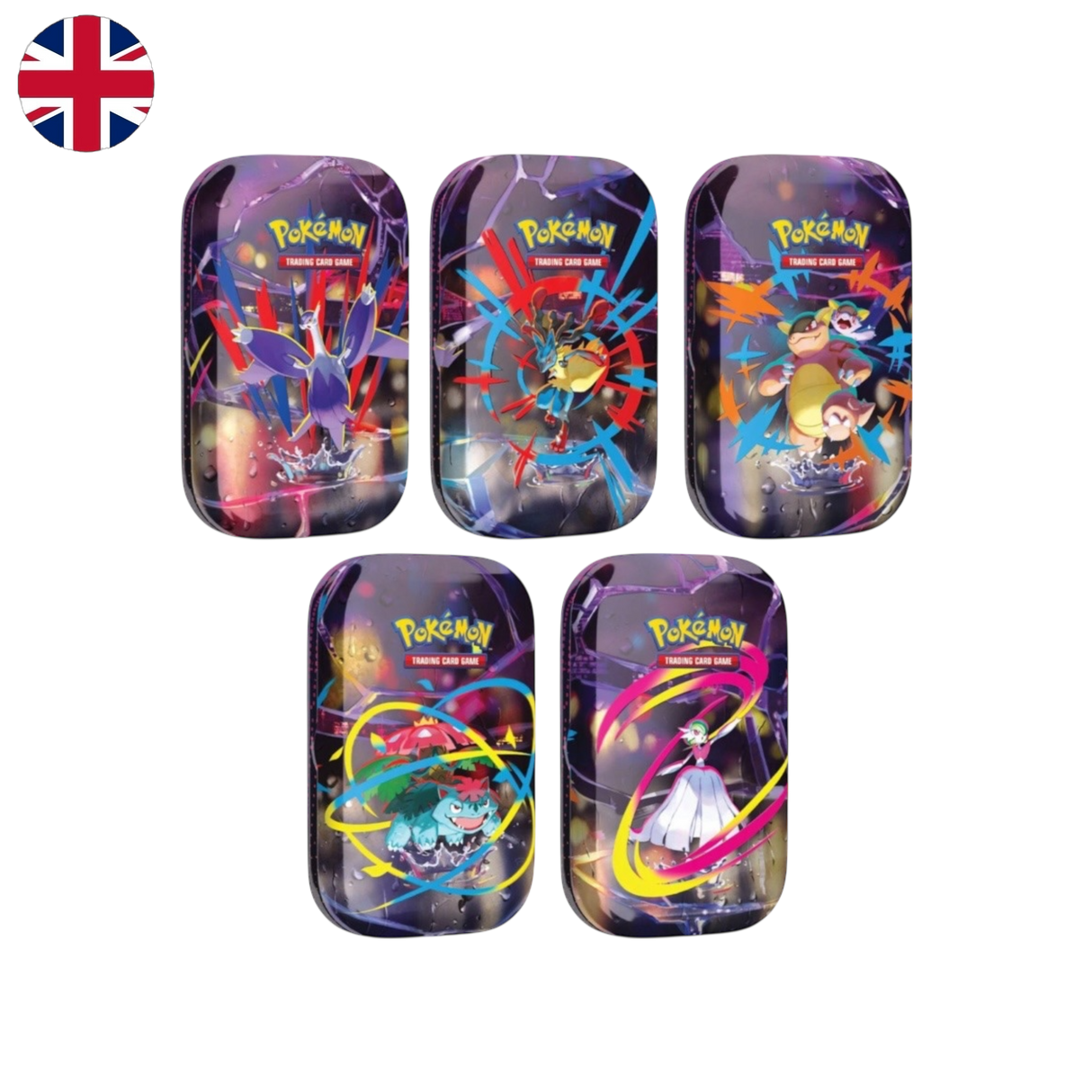 Mega Heroes Mini Tin Art Work Set