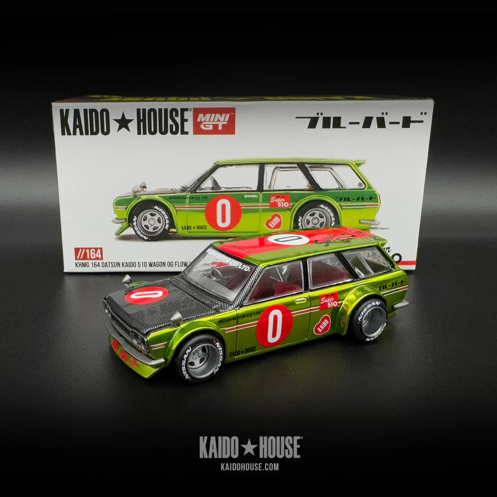 Datsun KAIDO 510 Wagon OG Flo Yellow KHMG164