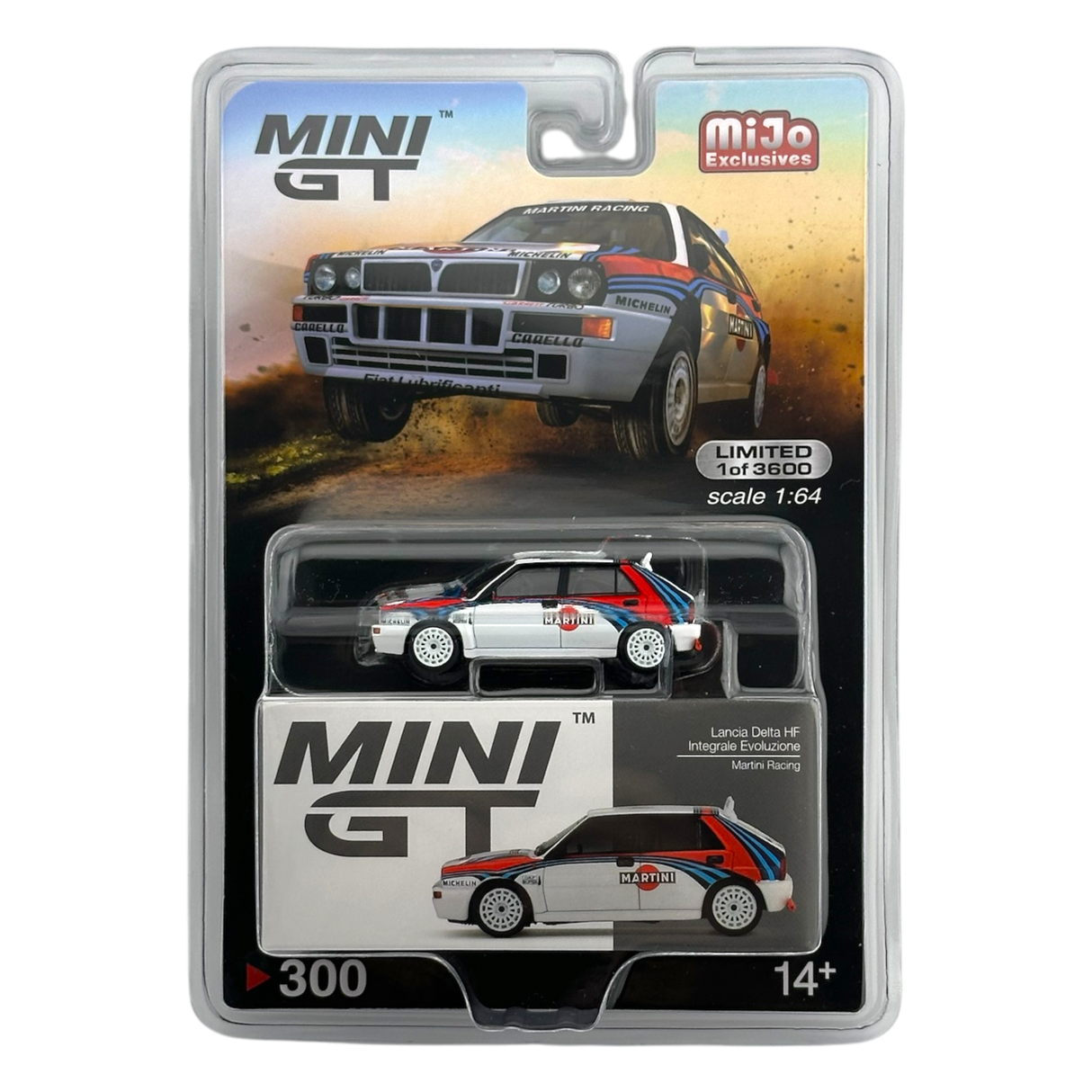 Lancia Delta HF Integrale Evoluzione Martini Racing #300