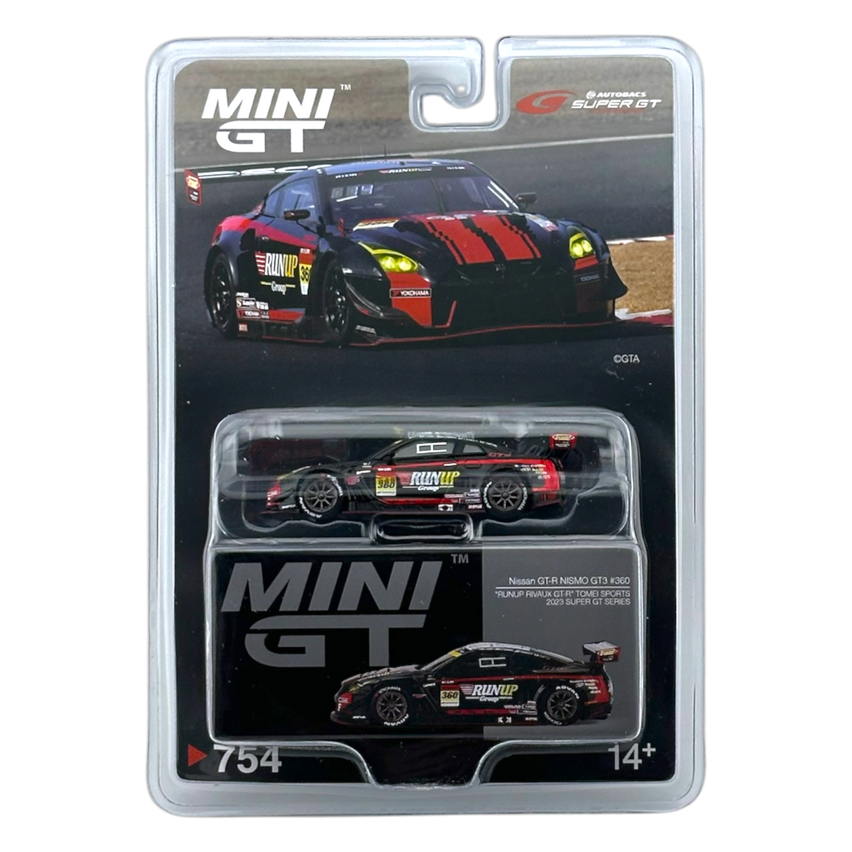 Nissan GT-R NISMO GT3 #360 "RUNUP RIVAUX GT-R" TOMEI SPORTS 2023 SUPER GT SERIES #754