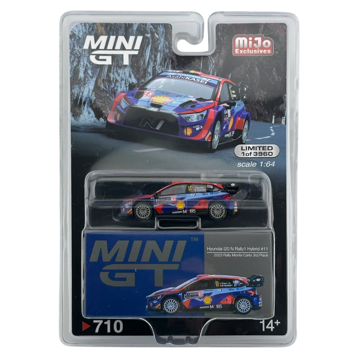 Hyundai i20 N Rally1 Hybrid #11 2023 Rally Monte Carlo 3rd Place #710