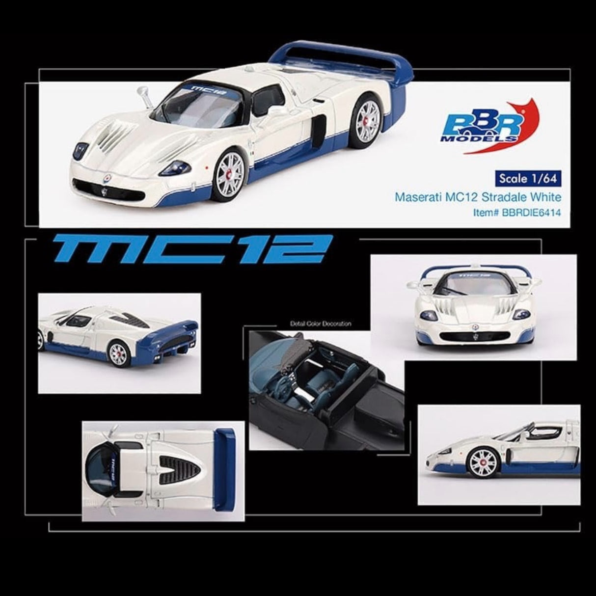 Maserati MC12 Stradale White