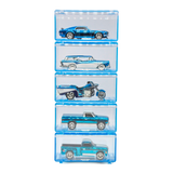 Diecast Storage Set of 5 Boxes 1:64 Blue
