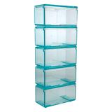 Diecast Storage Set of 5 Boxes 1:64 Turquoise