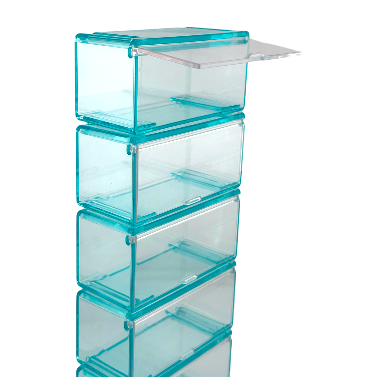 Diecast Storage Set of 5 Boxes 1:64 Turquoise