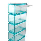 Diecast Storage Set of 5 Boxes 1:64 Turquoise