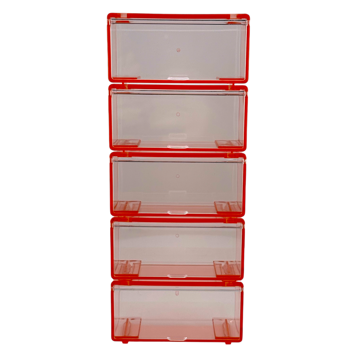 Diecast Storage Set of 5 Boxes 1:64 Red