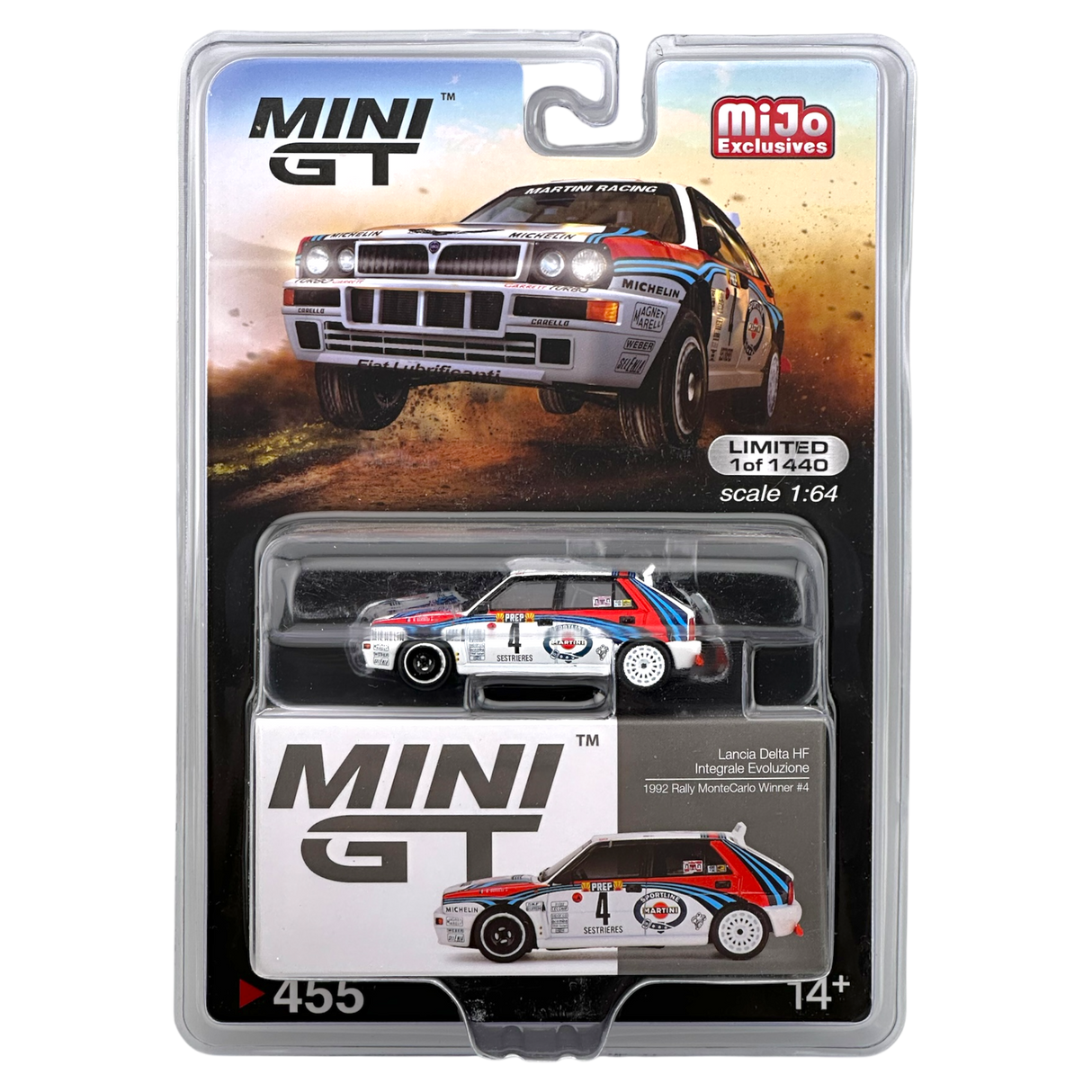 Lancia Delta HF Integrale Evoluzione 1992 Rally MonteCarlo Winner MGT00455 (Kratzer im Blister)