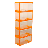 Ensemble de rangement moulé sous pression de 5 boîtes 