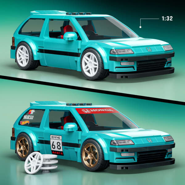 Mattel Brick Shop 1990 Honda Civic EF