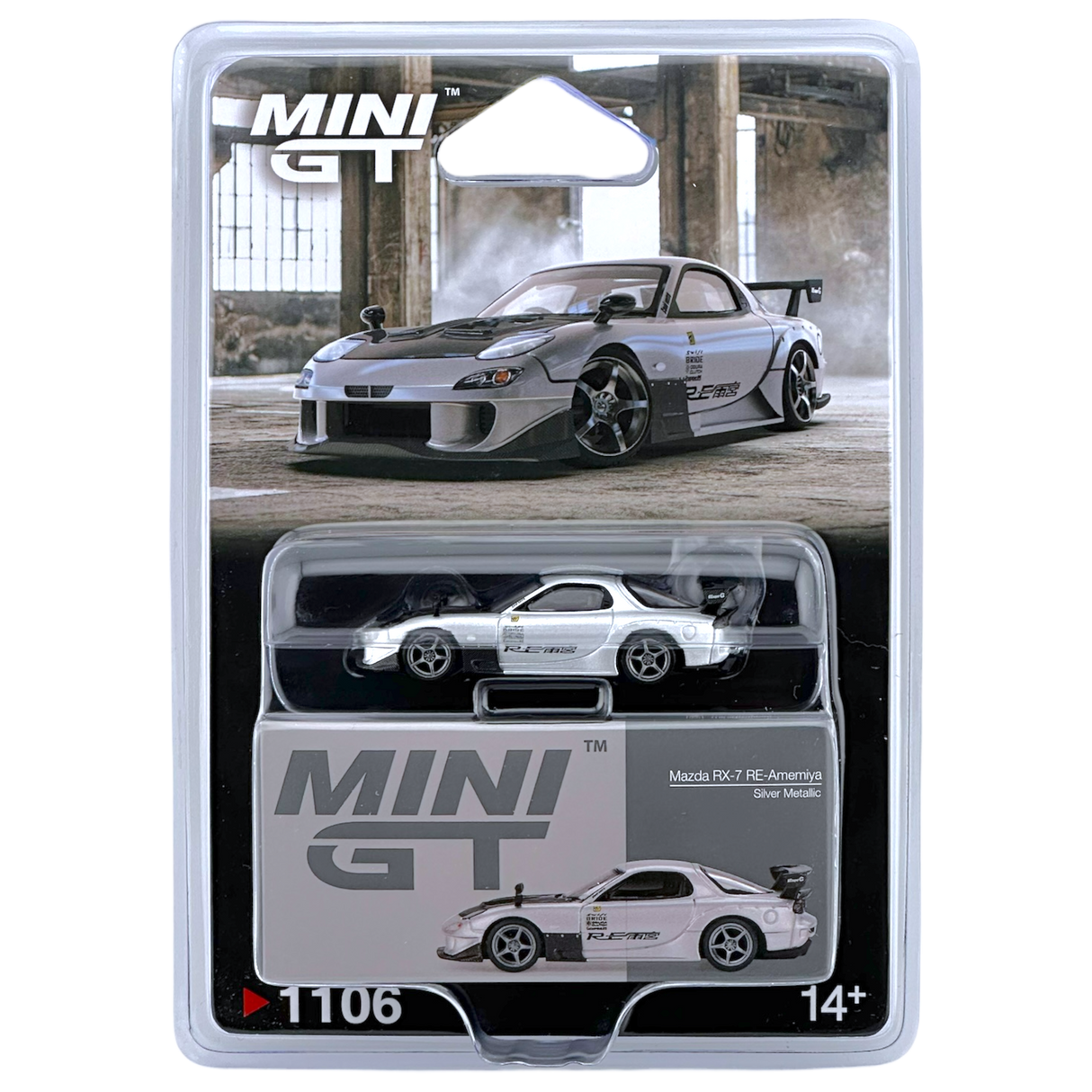 Mazda RX-7 RE-Amemiya Argent Métallique MGT01106