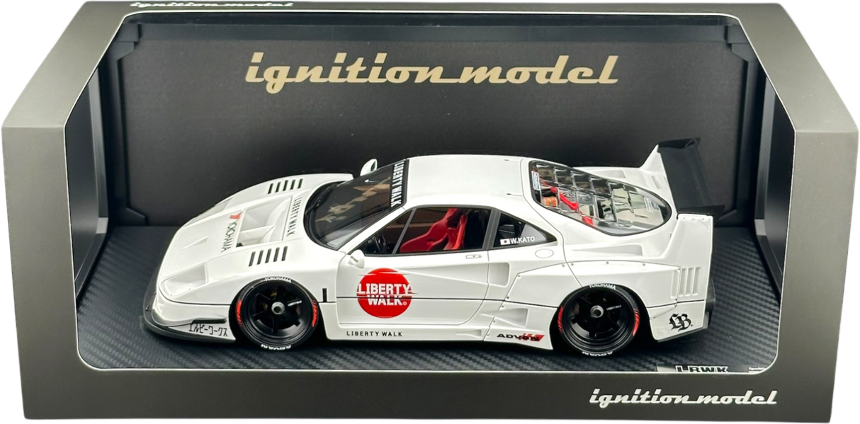 Ferrari F40 LBWK Blanc 1:18