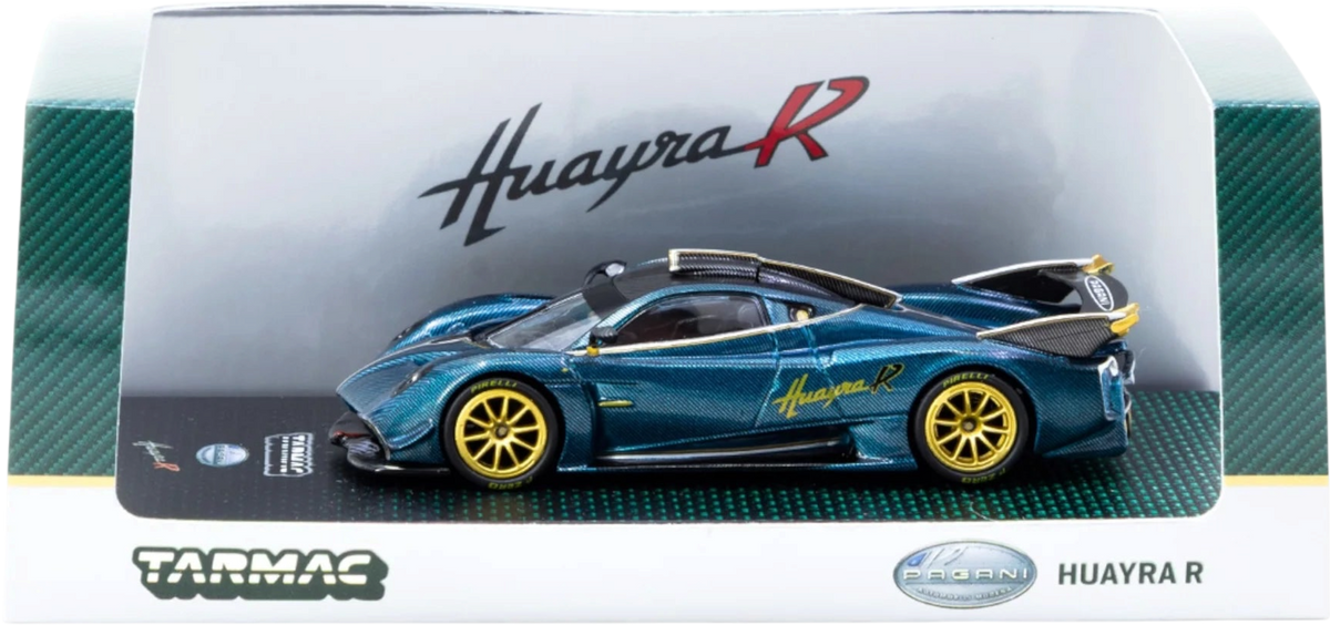 PREORDER 30.09.26 Pagani Huayra R Turquoise Carbon Fiber