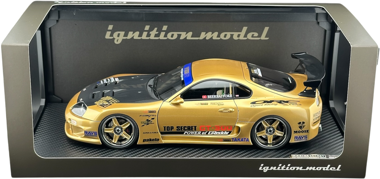 TOP SECRET GT300 Toyota Supra A80 Or 1:18 IG3847