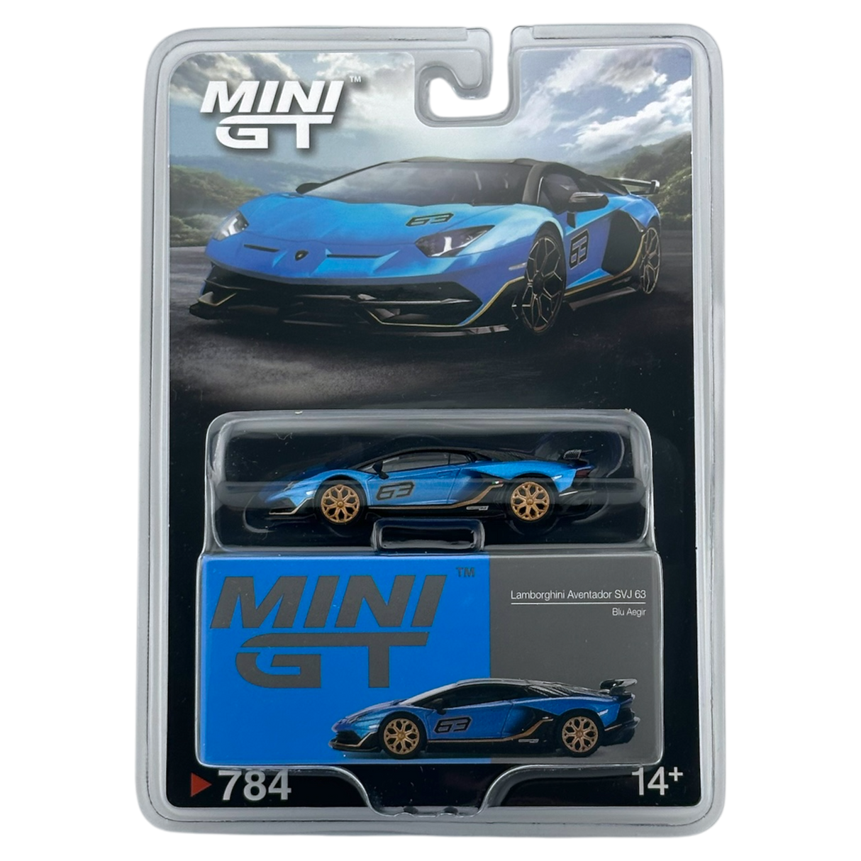 Lamborghini Aventador SVJ 63 Blu Aegir #784