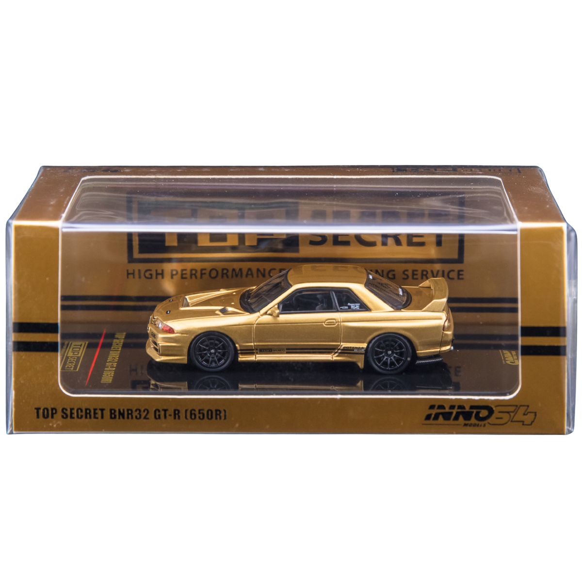 Nissan Top Secret BNR32 GT-R 650R Gold