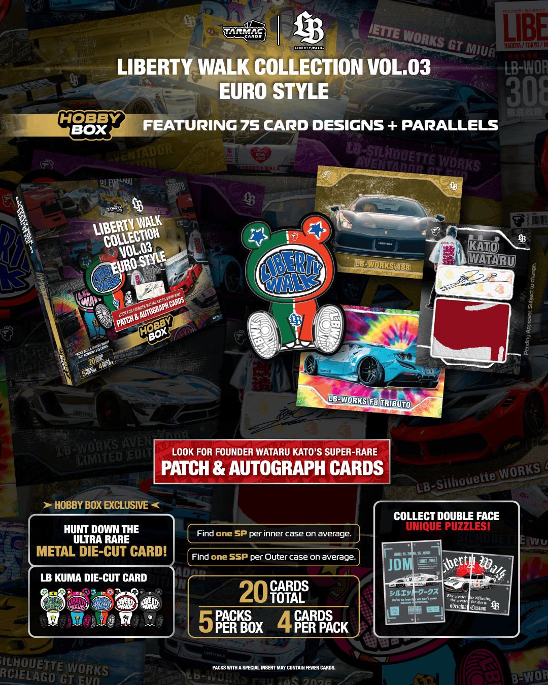 PRÉCOMMANDE T2 2027 Boîte de collection Liberty Walk Vol.03 au style européen – Hobby
