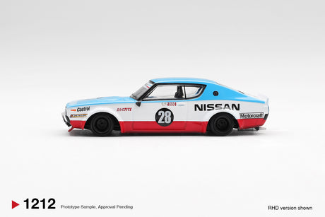Preorder 17.08.26 NISSAN GT-R (KPGC110) SKYLINE KENMERI LIBERTY WALK NISSAN RACING 75 CONCEPT 2024 MGT01212