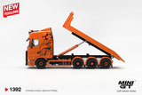 PREORDER Q2 Spring 2027 4 SCANIA 770S B8X4NA HOOKLIFT  FLATBED ORANGE 2025 MGT01392