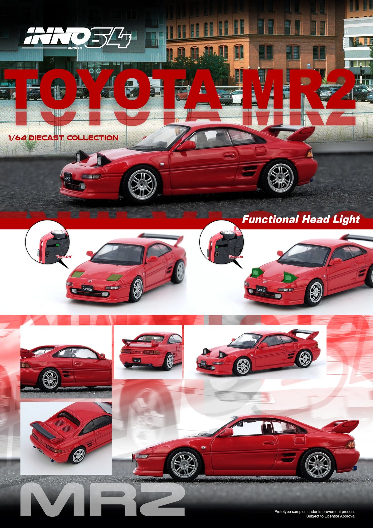 (Preorder November) Toyota MR2 SW20 Red