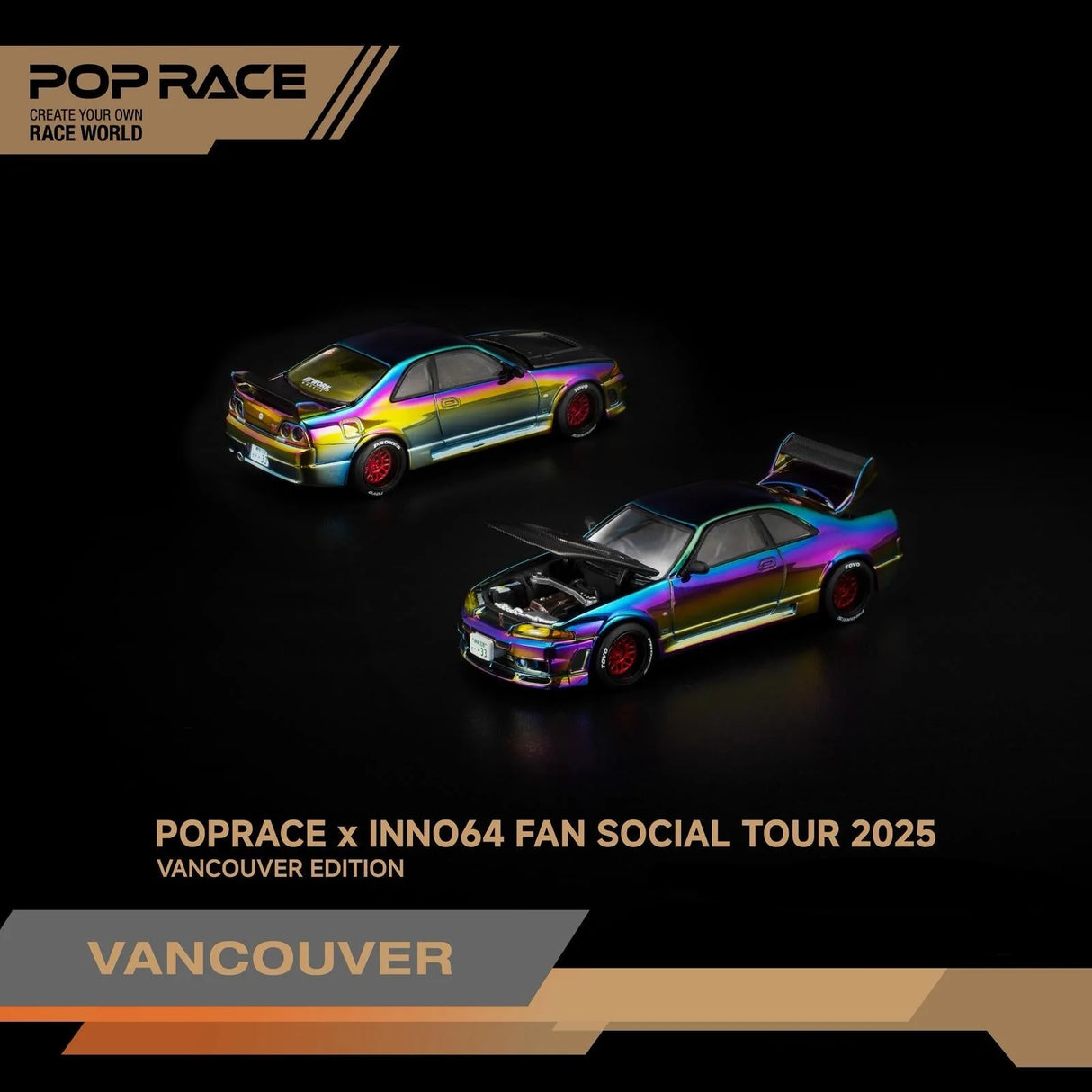 Nissan Skyline GT-R R33 Magic Chrome Vancouver 2025 EXCLUSIVE