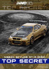(Preorder November) Nissan Skyline GT-R (R34) Top Secret Gold