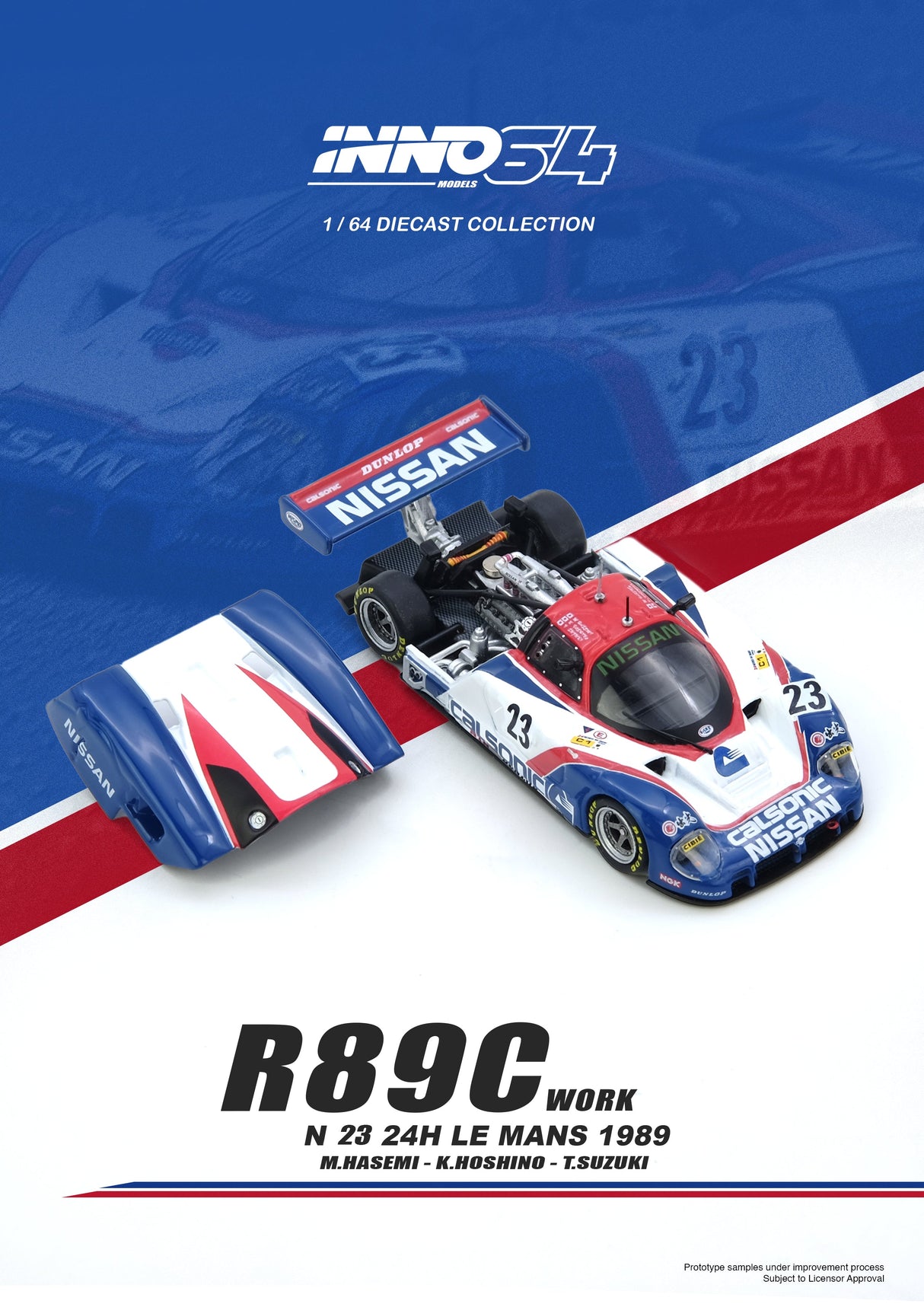 (Preorder Q1 2026) Nissan R89C Le Mans 1989 No23