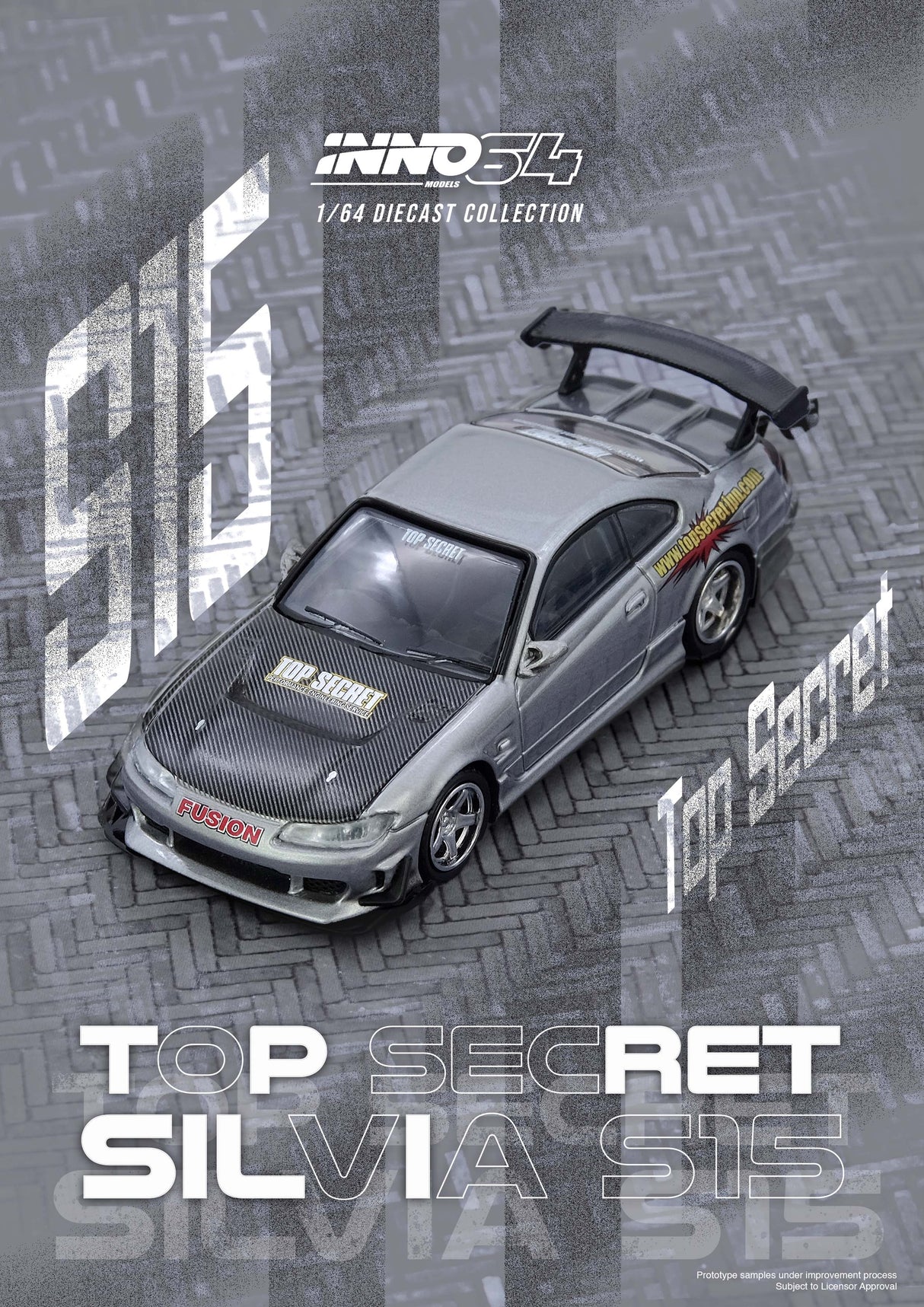 (Preorder Q1 2026) Nissan Silvia S15 Top Secret Silver