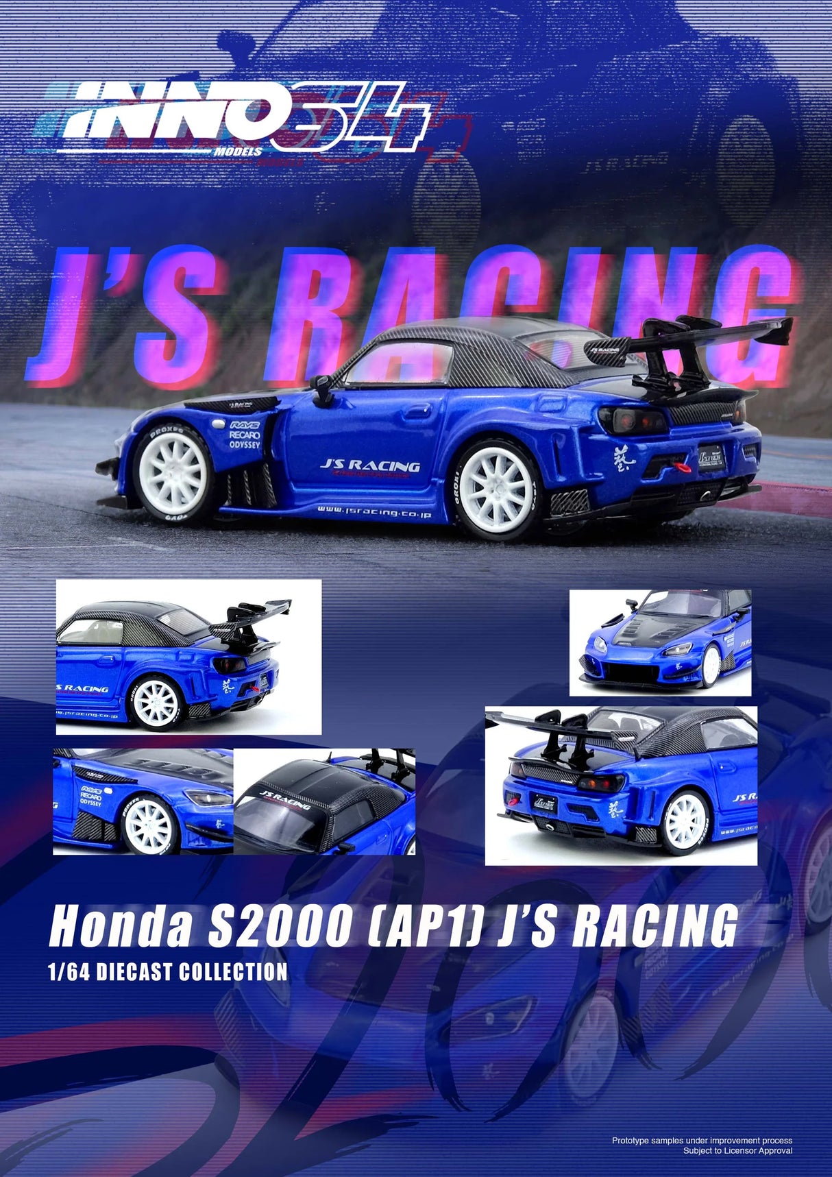 (Preorder Q2 2026) Honda S2000 J’S Racing Blue