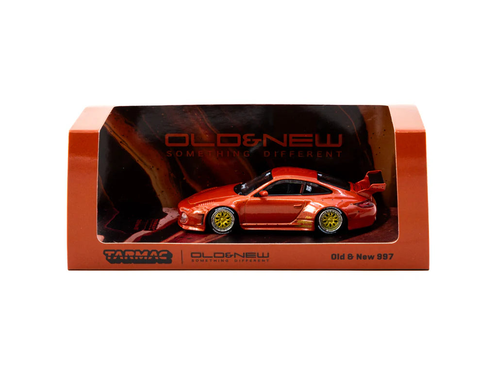 Porsche Old & New 997 Orange Metalic